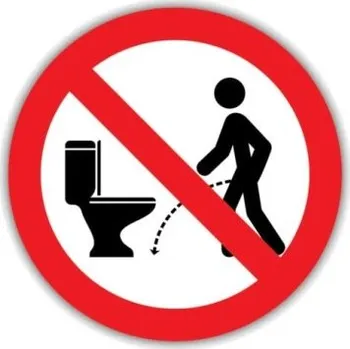 Samolepicí dekorace na vozidlo Vtipná samolepka na auto s motivem zákazu