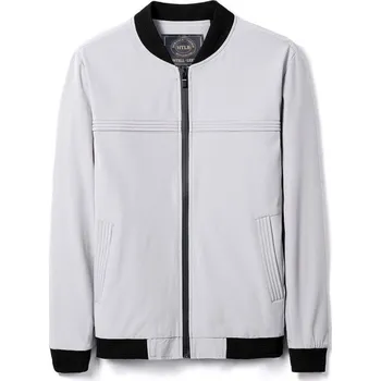Pánská větrovka Pánská jarní bunda J2592 bílá S