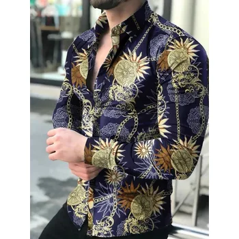 Pánská košile Pánská košile se vzorem F435 XL 8