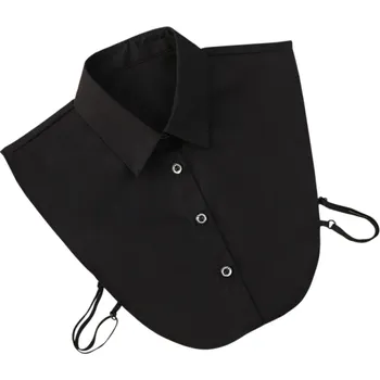 Kravata Falešný límec pro ženy Špičatý Elegantní módní doplněk Lehký a pohodlný Vhodný ke svetru, halence i šatům Nadčasový styl pro každou příležitost černá