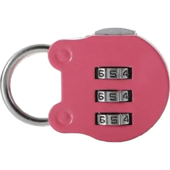 Visací zámek Kódový visací zámek tmavě růžová