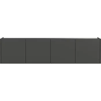Televizní stolek Antracitový TV stolek 183x45 cm Piana – Germania ID_1702782