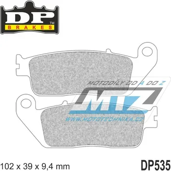 Brzdová destička BRZDOVÉ DESTIČKY SINT DP DP535 DP535
