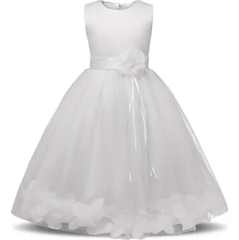 Dívčí šaty Dívčí šaty s růžemi J2897 bílá 18-24 měsíců