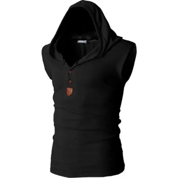 Pánská vesta Pánská vesta s kapucí T1998 černá S