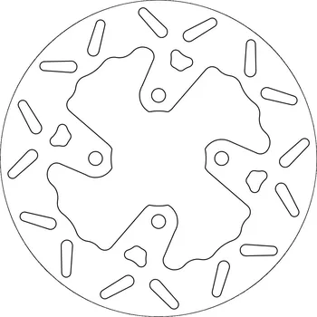 Brzda pro motocykl brzdový kotouč, NEWFREN GAS GAS TXT 125 Pro 2002-2013