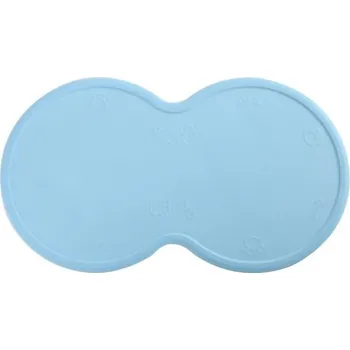 Miska pro psa Podložka pod misky pro zvířata světle modrá