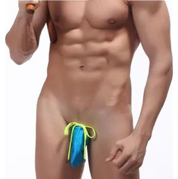 Pánské plavky Pánské mini plavky F997 modrá