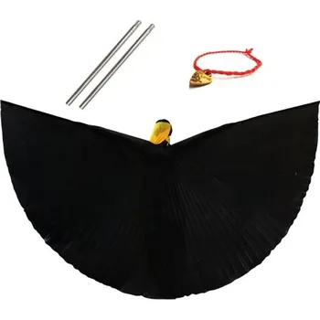 Křídla na břišní tance černá
