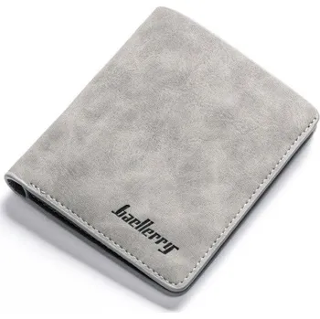 Peněženka Pánská kožená peněženka M664 šedá 2