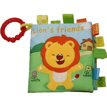 Hračka pro nejmenší Závěsná látková knížka se zvířátky 1