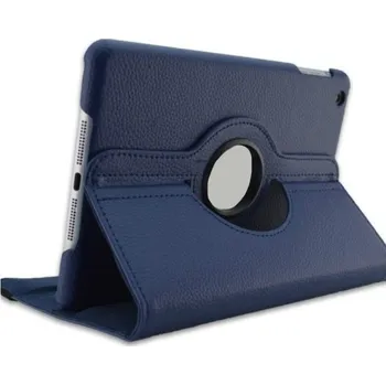 Pouzdro na tablet Kožený obal pro Apple iPad mini 1 / 2 / 3 tmavě modrá