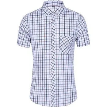 Pánská košile Pánská kostkovaná košile F561 XXL 4