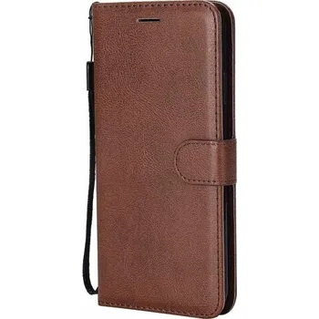 Pouzdro na mobilní telefon Flipové pouzdro na Honor 50 Lite hnědá