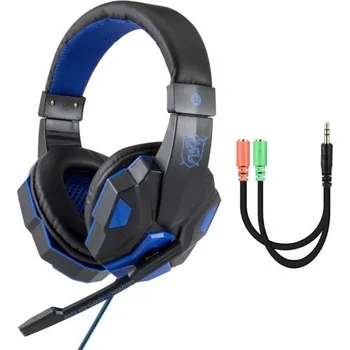 Sluchátka Herní sluchátka modrá