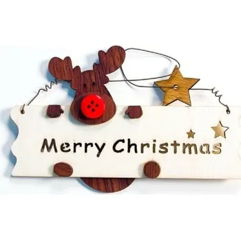 Vánoční dekorace Vánoční cedule Merry Christmas 3