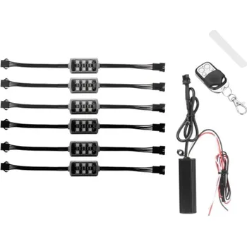 Osvětlení pro motocykl LED podsvícení na motocykl 6 ks N62