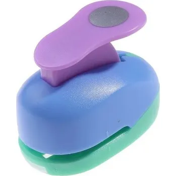 Děrovačka Děrovačka kolečka o průměru 15 mm Kruhový děrovač papíru Raznice kruhu na papír Výsekový strojek na papír 6,3 x 5 x 4cm