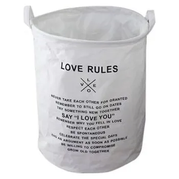 Úložný box Koupelnový koš na prádlo 43 x 33 cm 6