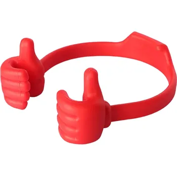 Stojánek na mobil ve tvaru rukou červená