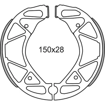 Auto-moto Brzdové čelisti FERODO 225129258 225129258