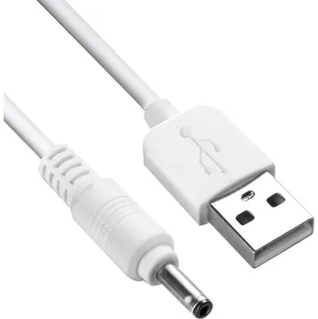 Napájecí kabel Napájecí kabel USB na DC 3.5 x 1.35 mm bílá