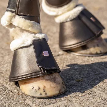 Čištění pro koně Zvony na kopyta IRH Lovely, hnědé, Cob