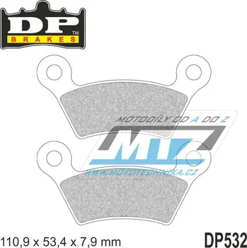 BRZDOVÉ DESTIČKY SINTRD DP532 DP532