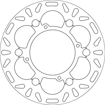 Brzda pro motocykl brzdový kotouč plovoucí, NEWFREN DF5158AF
