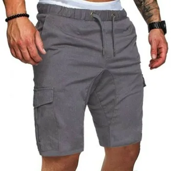 Pánské kraťasy Pánské kraťasy F1381 šedá S