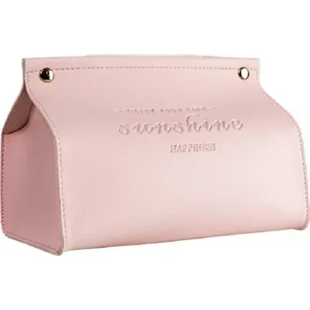 Vlhčený ubrousek Krabička na papírové ubrousky růžová