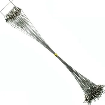 Ocelová lanka 20 cm 20 ks stříbrná