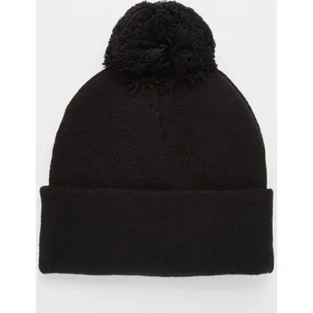 Čepice Pánská černá čepice s bambulí