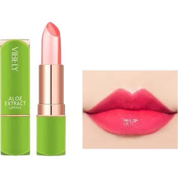 Péče o rty Aloe Vera hydratační rtěnka Dlouhotrvající výživný balzám Lesk na rty měnící barvu Big red
