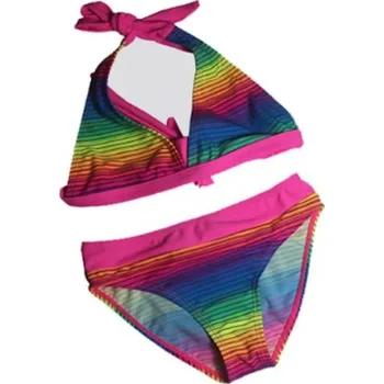 Dívčí plavky Dívčí dvoudílné plavky - Duhové 6