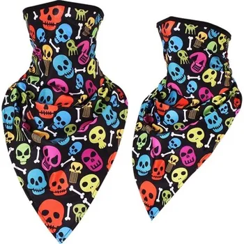 Šála Nákrčník s lebkou 4