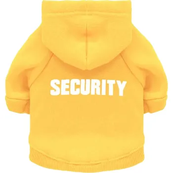 Hračka pro kočku Mikina security pro psy a kočky žlutá M