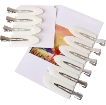 Spony do vlasů 10 ks bílá