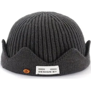 Pokrývka hlavy Pletená zimní čepice tmavě šedá
