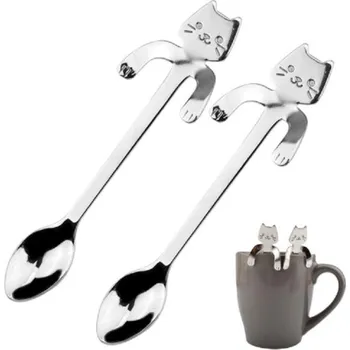 Příbor Kávová lžička s kočičkou - 2 ks