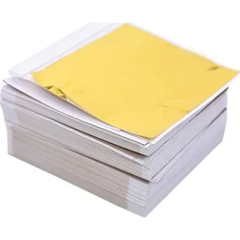 Výtvarná sada Metalické listy 200 ks zlatá