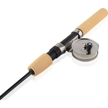 Rybářský prut Rybářský prut s dřevěnou rukojetí 6