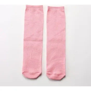 Dětské jednobarevné podkolenky růžová