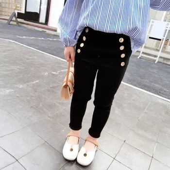 Dívčí kalhoty L2139 černá 10