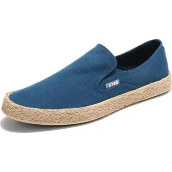 Pánské polobotky Pánské plátěné espadrilky John J2665 modrá 40