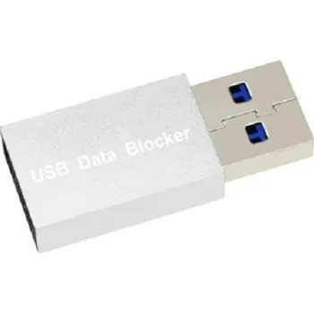 Datové redukce USB Adaptér pro blokování přesunu dat K136 stříbrná