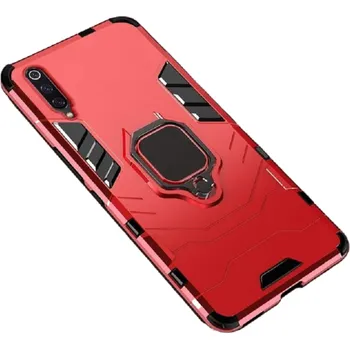 Pouzdro na mobilní telefon Ochranný kryt s magnetem a stojánkem na Samsung Galaxy S9 červená