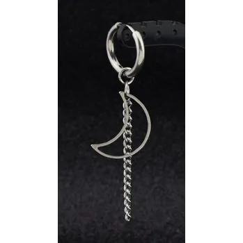 Náušnice Kruhová náušnice s přívěskem G487 8