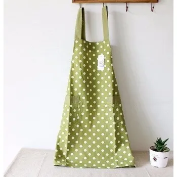 Kuchyňská zástěra Kuchyňská zástěra s puntíky J1959 zelená