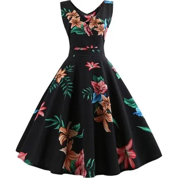 Dámské šaty Letní šaty se širokou sukní XL 7